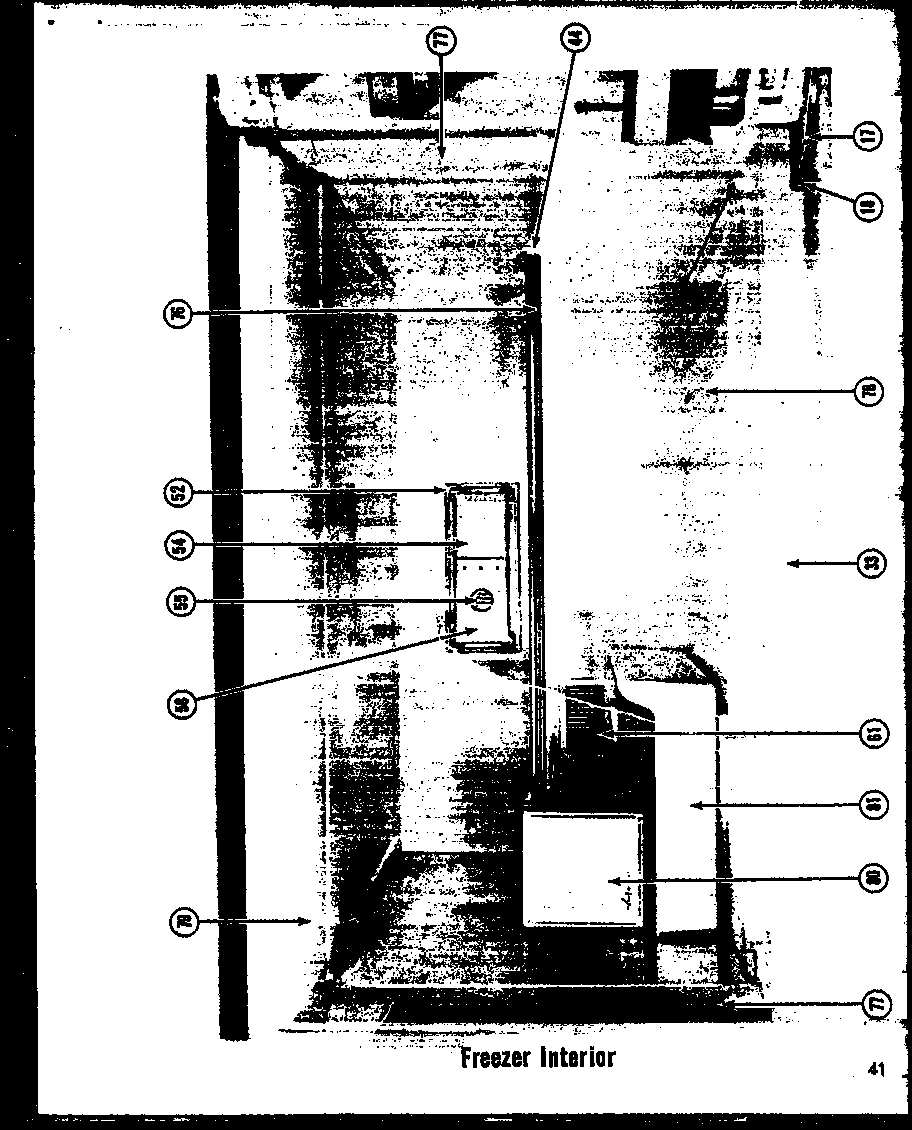 Freezer interior