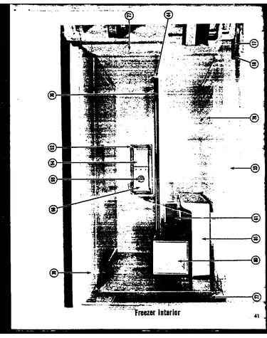 Freezer interior