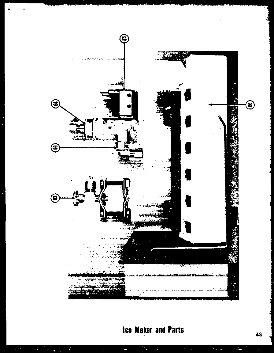 Ice maker and parts
