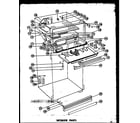 Amana TR15F-1-A interior parts (t17f) (t17lf) (tr17f) (tr17lf) (tm17f) (tm17lf) (et17f) diagram