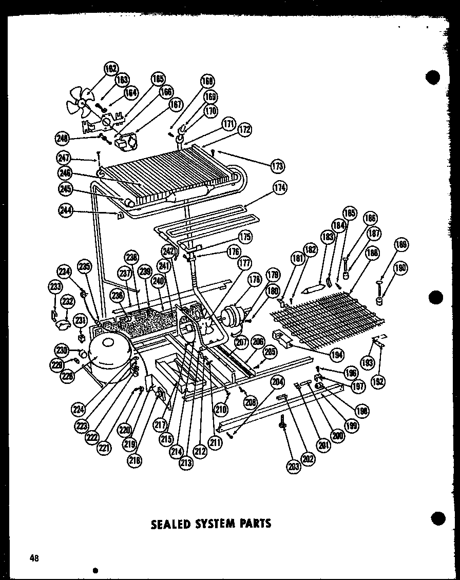 Sealed system parts (tm19f) (tm19lf) (td19f) (td19lf)