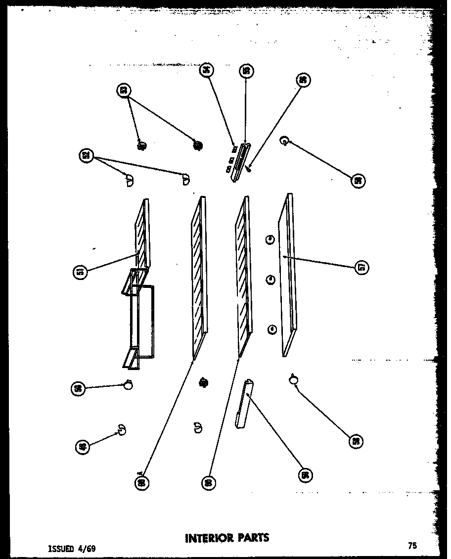 Interior parts (tr15f-1) (tr15f-1-c) (tr15f-1-a) (tr15f-1-ag)