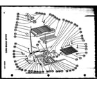 Amana TM17F-1 interior system parts (tr15f-1) (tr15f-1-c) (tr15f-1-a) (tr15f-1-ag) diagram