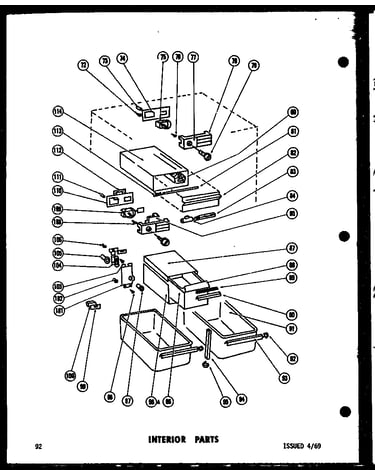 Interior parts (tm17f-1) (tr17f-1) (et17f-1) (t17f-1)