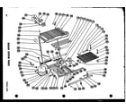 Amana TR15F-1-A sealed system parts (tm17f-1) (tr17f-1) (et17f-1) (t17f-1) diagram