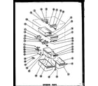 Amana TM17F-1 interior parts (tr19f-1) (td19f-1) diagram