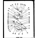 Amana TM19LF interior parts (tr19f-1) (td19f-1) diagram