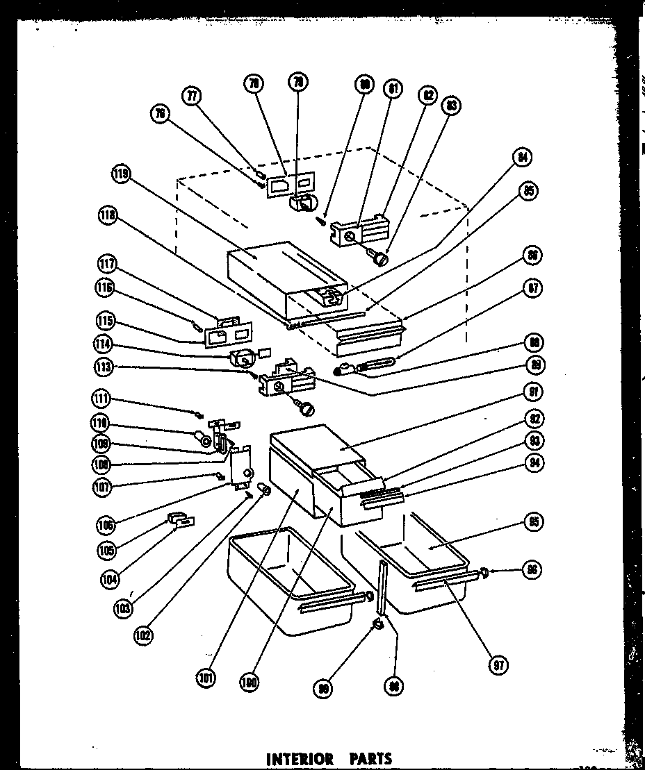 Interior parts (tr19f-1) (td19f-1)