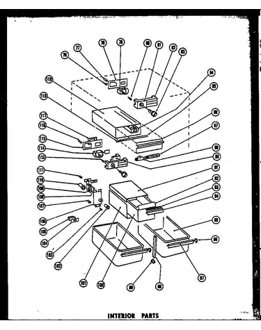 Interior parts (tr19f-1) (td19f-1)