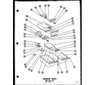 Amana TD19G interior parts 15 cu. ft. (tr15-g) (t15-g) diagram