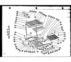 Amana TM17G sealed system parts 15 cu. ft. (tr15-g) (t15-g) diagram