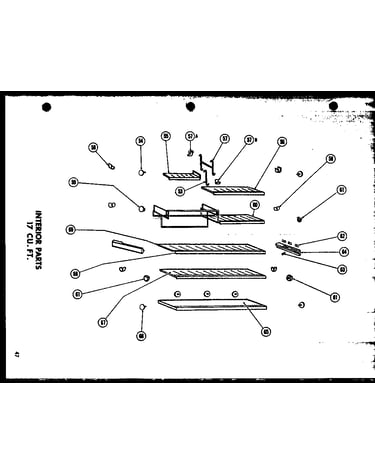 Interior parts 17 cu. ft. (tr17g) (tm17g) (etm17g) (tr17f)