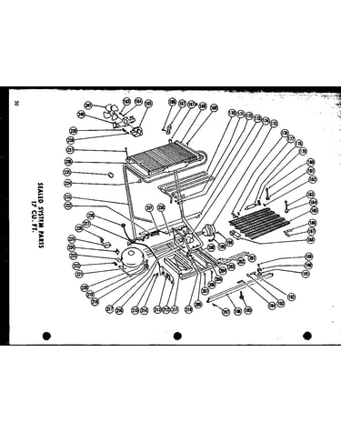 Sealed system parts 17 cu. ft. (tr17g) (tm17g) (etm17g) (tr17f)