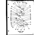 Amana TM17G interior parts 19 cu. ft. (tr19g) (td19g) diagram