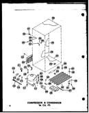 Compressor & condensor 16 cu. ft. (t16j/p60236-9w) (t16j-c/p60236-9wc) (t16j-ag/p60236-9wg) (t16j-a/p60236-9wa) (tr16j-c/p60236-10wc) (tr16j-a/p60236-10wa) (tr16j/p60236-10w) (tr16j-ag/p60236-10wg) (et16j-c/p60236-15wc) (et16j-a/p60236-15wa) (et16j/p60236