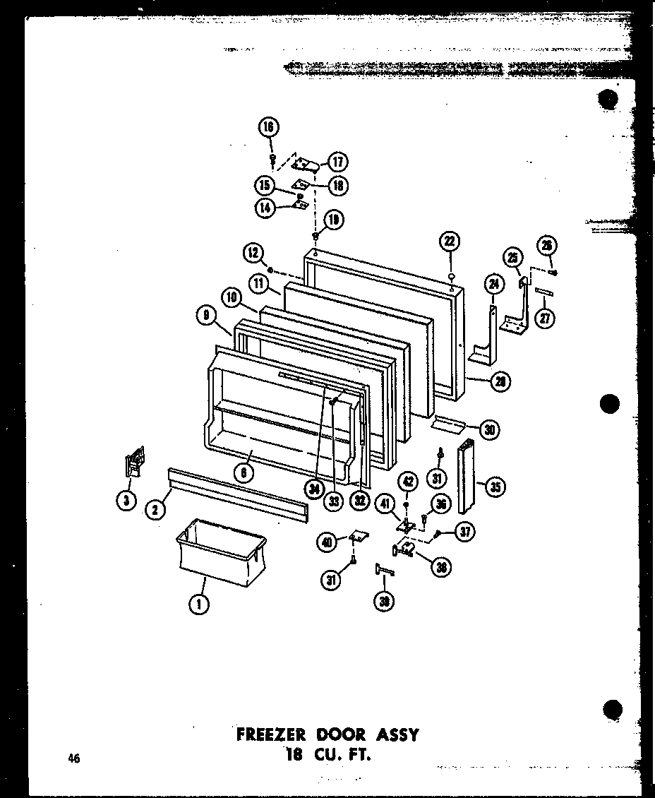 FREEZER DOOR ASSY 18 CU. FT. (ETM18J/P60236-16W) (ETM18J-AG/P60236-16WG) (ETM18J-C/P60236-16WC) (ETM18J-A/P60236-16WA) (TM18J-A/P60236-11WA) (TM18J-C/P60236-11WC) (TM18J-AG/P60236-11WG) (TM18J/P60236-11W) (TC18J/P60236-12W) (TC18J-C/P60236-12WC) (TC18J-AG