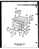 Freezer door assy 18 cu. ft. (etm18j/p60236-16w) (etm18j-ag/p60236-16wg) (etm18j-c/p60236-16wc) (etm18j-a/p60236-16wa) (tm18j-a/p60236-11wa) (tm18j-c/p60236-11wc) (tm18j-ag/p60236-11wg) (tm18j/p60236-11w) (tc18j/p60236-12w) (tc18j-c/p60236-12wc) (tc18j-ag