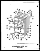 Refrigerator door assy 20 cu. ft. (tr20j/p60236-13w) (tr20j-c/p60236-13wc) (tr20j-ag/p60236-13wg) (tr20j-a/p60236-13wa) (td20j/p60236-14w) (td20j-c/p60236-14wc) (td20j-ag/p60236-14wg) (td20j-a/p60236-14wa)