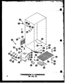 Compressor & condensor 20 cu. ft. (tr20j/p60236-13w) (tr20j-c/p60236-13wc) (tr20j-ag/p60236-13wg) (tr20j-a/p60236-13wa) (td20j/p60236-14w) (td20j-c/p60236-14wc) (td20j-ag/p60236-14wg) (td20j-a/p60236-14wa)