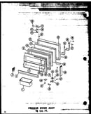 Freezer door assy 18 cu. ft. (tm18n/p60236-51w) (tm18n-c/p60236-51wc) (tm18n-ag/p60236-51wg) (tm18n-a/p60236-51wa) (tm18n/p60236-61w) (tm18n-ag/p60236-61wg) (tm18n-c/p60236-61wc) (tm18n-a/p60236-61wa) (tc18n-a/p60236-53wa) (tc18n-c/p60236-53wc) (tc18n-ag
