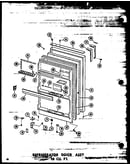 Refrigerator door assy 18 cu. ft. (tm18n/p60236-51w) (tm18n-c/p60236-51wc) (tm18n-ag/p60236-51wg) (tm18n-a/p60236-51wa) (tm18n/p60236-61w) (tm18n-ag/p60236-61wg) (tm18n-c/p60236-61wc) (tm18n-a/p60236-61wa) (tc18n-a/p60236-53wa) (tc18n-c/p60236-53wc) (tc18