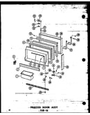 Freezer door assy esr-16 (esr-16/p60303-2w) (esr-16-ag/p60303-2wg) (esr-16-c/p60303-2wc) (esr-16-a/p60303-2wa)