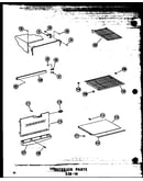 Interior parts esr-16 (esr-16/p60303-2w) (esr-16-ag/p60303-2wg) (esr-16-c/p60303-2wc) (esr-16-a/p60303-2wa)