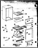 Interior parts esrf-16 (esrf16a/p60303-3wa) (esrf16c/p60303-3wc) (esrf16ag/p60303-3wg) (esrf16/p60303-3w)