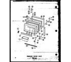 Amana ESRF16-C-P30303-3WC freezer door assy esr-16 (esr-16/p60303-2w) (esr-16-ag/p60303-2wg) (esr-16-c/p60303-2wc) (esr-16-a/p60303-2wa) diagram