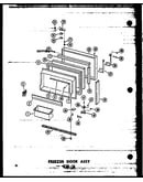 Freezer door assy esr-16 (esr-16/p60303-2w) (esr-16-ag/p60303-2wg) (esr-16-c/p60303-2wc) (esr-16-a/p60303-2wa)