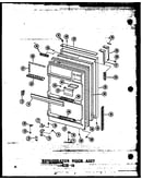 Refrigerator door assy esr-16 (esr-16/p60303-2w) (esr-16-ag/p60303-2wg) (esr-16-c/p60303-2wc) (esr-16-a/p60303-2wa)