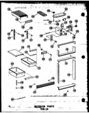Interior parts esr-16 (esr-16/p60303-2w) (esr-16-ag/p60303-2wg) (esr-16-c/p60303-2wc) (esr-16-a/p60303-2wa)