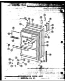 Refrigerator door assy 16 cu. ft. (t16w/p60303-53w) (tr16w-c/p60303-55wc) (tr16w-a/p60303-55wa) (tr16w/p60303-55w) (tr16w-ag/p60303-55wg) (t16w/p60303-27w) (tc16w-c/p60303-27wc) (tc16w-ag/p60303-27wg) (tc16w-a/p60303-27wa) (tr16w-c/p60303-28wc) (tr16w-a/p