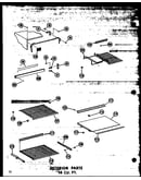 Interior parts 16 cu. ft. (t16w/p60303-53w) (tr16w-c/p60303-55wc) (tr16w-a/p60303-55wa) (tr16w/p60303-55w) (tr16w-ag/p60303-55wg) (t16w/p60303-27w) (tc16w-c/p60303-27wc) (tc16w-ag/p60303-27wg) (tc16w-a/p60303-27wa) (tr16w-c/p60303-28wc) (tr16w-a/p60303-28