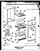 Interior parts 16 cu. ft. (t16w/p60303-53w) (tr16w-c/p60303-55wc) (tr16w-a/p60303-55wa) (tr16w/p60303-55w) (tr16w-ag/p60303-55wg) (t16w/p60303-27w) (tc16w-c/p60303-27wc) (tc16w-ag/p60303-27wg) (tc16w-a/p60303-27wa) (tr16w-c/p60303-28wc) (tr16w-a/p60303-28
