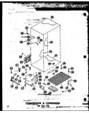 Compressor & condenser 16 cu. ft. (t16w/p60303-53w) (tr16w-c/p60303-55wc) (tr16w-a/p60303-55wa) (tr16w/p60303-55w) (tr16w-ag/p60303-55wg) (t16w/p60303-27w) (tc16w-c/p60303-27wc) (tc16w-ag/p60303-27wg) (tc16w-a/p60303-27wa) (tr16w-c/p60303-28wc) (tr16w-a/p