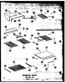 Interior parts 18 cu. ft. (tm18w/p60303-35w) (tm18w-c/p60303-35wc) (tm18w-a/p60303-35wa) (tm18w-ag/p60303-35wg) (tm18w/p60303-40w) (tm18w-a/p60303-40wa) (tm18w-c/p60303-40wc) (tm18w-ag/p60303-40wg) (tc18w-c/p60303-36wc) (tc18w-a/p60303-36wa) (tc18w/p60303