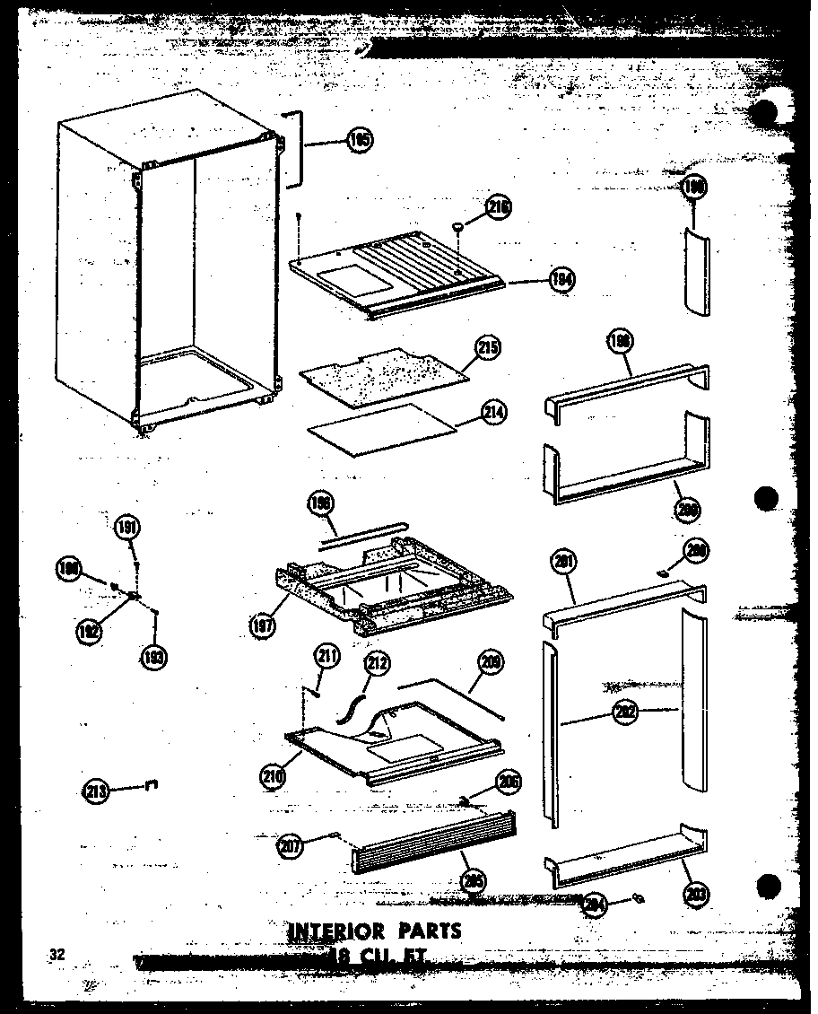 Interior parts 18 cu. ft. (tm18w/p60303-35w) (tm18w-c/p60303-35wc) (tm18w-a/p60303-35wa) (tm18w-ag/p60303-35wg) (tm18w/p60303-40w) (tm18w-a/p60303-40wa) (tm18w-c/p60303-40wc) (tm18w-ag/p60303-40wg) (tc18w-c/p60303-36wc) (tc18w-a/p60303-36wa) (tc18w/p60303