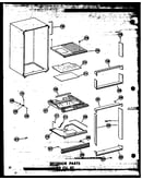 Interior parts 18 cu. ft. (tm18w/p60303-35w) (tm18w-c/p60303-35wc) (tm18w-a/p60303-35wa) (tm18w-ag/p60303-35wg) (tm18w/p60303-40w) (tm18w-a/p60303-40wa) (tm18w-c/p60303-40wc) (tm18w-ag/p60303-40wg) (tc18w-c/p60303-36wc) (tc18w-a/p60303-36wa) (tc18w/p60303