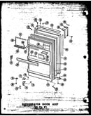 Refrigerator door assy 20 cu. ft. (tr20w/p60303-37w) (tr20w-c/p60303-37wc) (tr20w-ag/p60303-37wg) (tr20w-a/p60303-37wa) (td20w/p60303-38w) (td20w-ag/p60303-38wg) (td20w-c/p60303-38wc) (td20w-a/p60303-38wa)