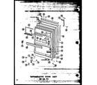 Amana TD23W-C-P60303-63WC refrigerator door assy 20 cu. ft. (td20w-a/p60303-62wa) (td20w-c/p60303-62wc) (td20w-ag/p60303-62wg) (td20w/p60303-62w) diagram