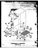Compressor & condenser 20 cu. ft. (td20w-a/p60303-62wa) (td20w-c/p60303-62wc) (td20w-ag/p60303-62wg) (td20w/p60303-62w)