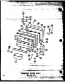 Freezer door assy 23 cu. ft. (td23w/p60303-63w) (td23w-c/p60303-63wc) (td23w-ag/p60303-63wg) (td23w-a/p60303-63wa)