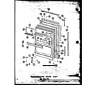 Amana TM18W-P60303-57W refrigerator door assy 23 cu. ft. (td23w/p60303-63w) (td23w-c/p60303-63wc) (td23w-ag/p60303-63wg) (td23w-a/p60303-63wa) diagram