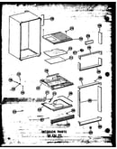 Interior parts 23 cu. ft. (td23w/p60303-63w) (td23w-c/p60303-63wc) (td23w-ag/p60303-63wg) (td23w-a/p60303-63wa)