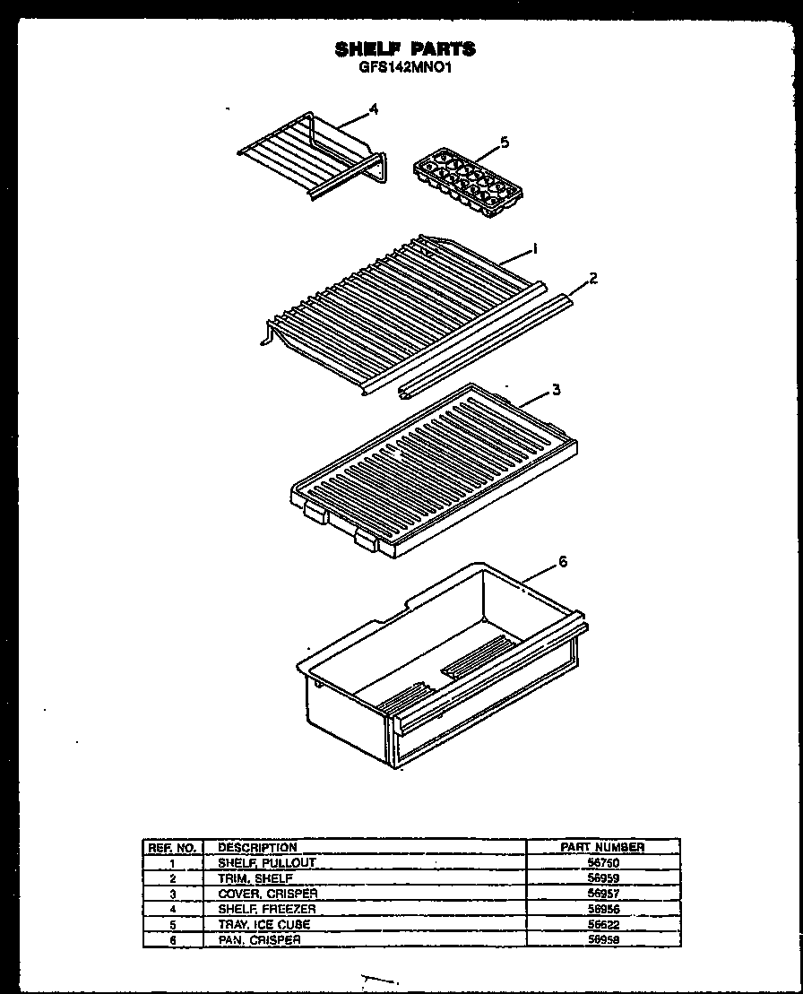 SHELVES (GFS142MN01