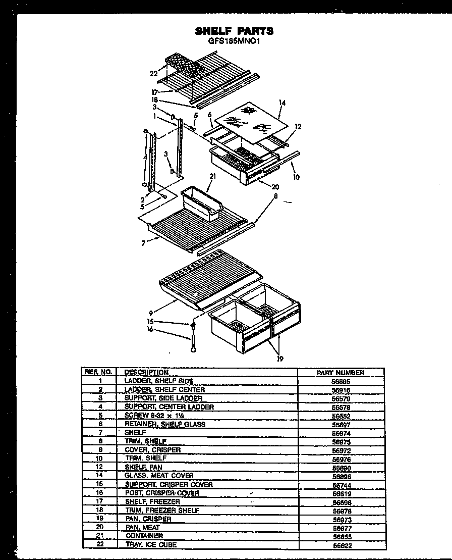 SHELVES (GFS185MN01)