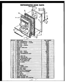 Refrigerator door parts (gfs142mn01)