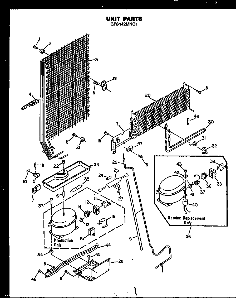 UNIT PARTS (GFS142MN01)