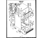 Caloric GFS2271W10 cabinet parts (gfs207mn01) diagram